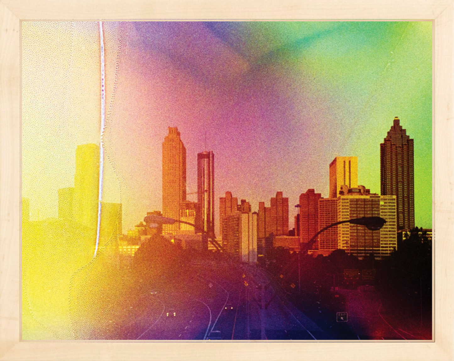 Rainbow Atlanta Skyline