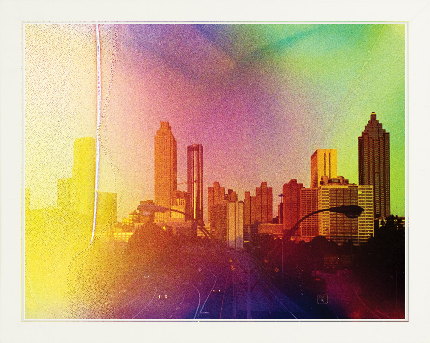 Rainbow Atlanta Skyline