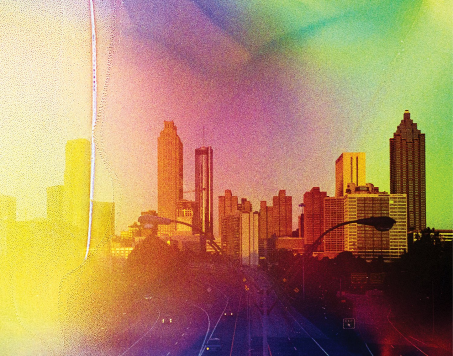 Rainbow Atlanta Skyline