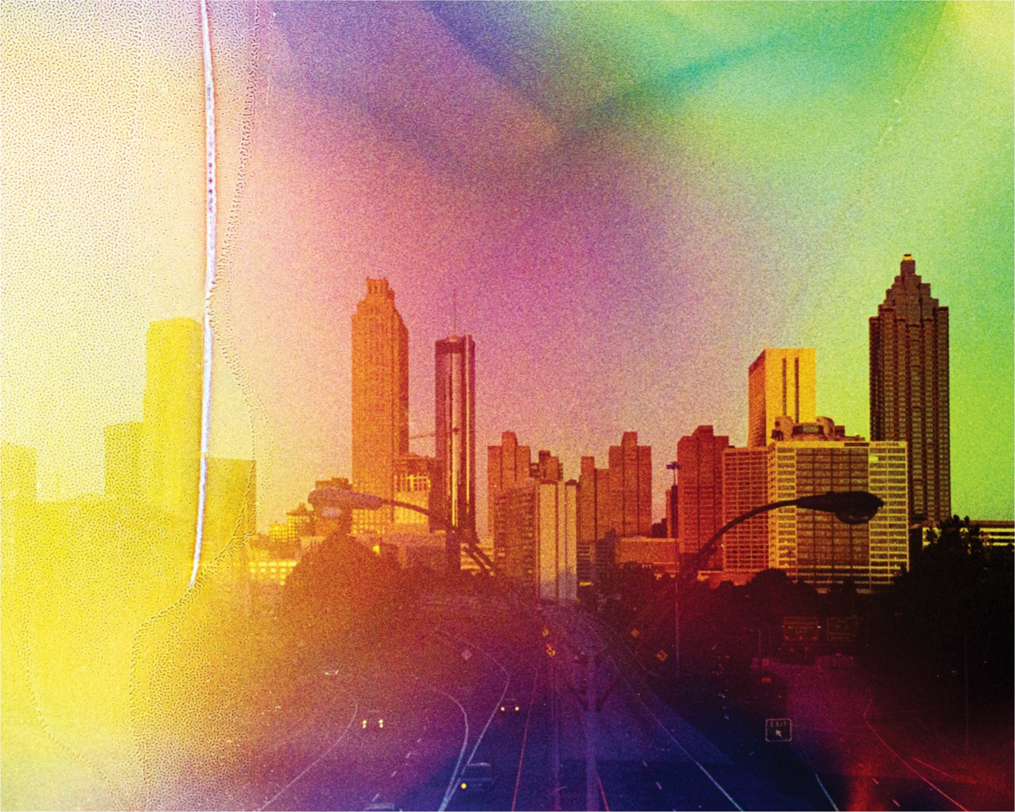 Rainbow Atlanta Skyline