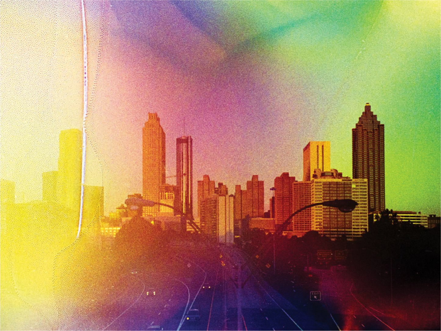 Rainbow Atlanta Skyline