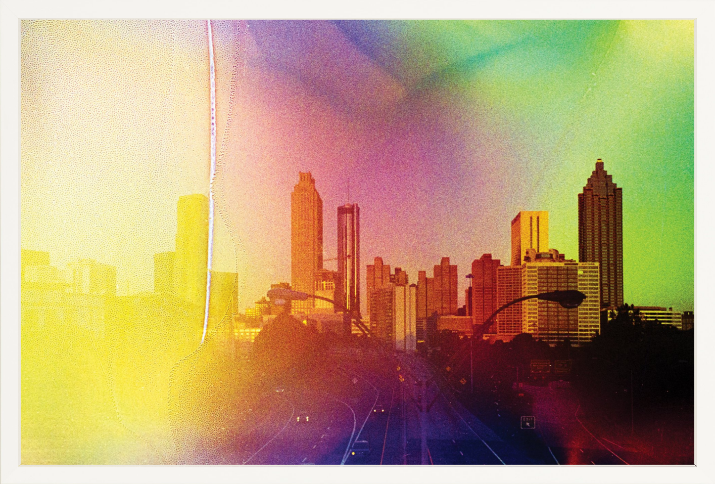 Rainbow Atlanta Skyline