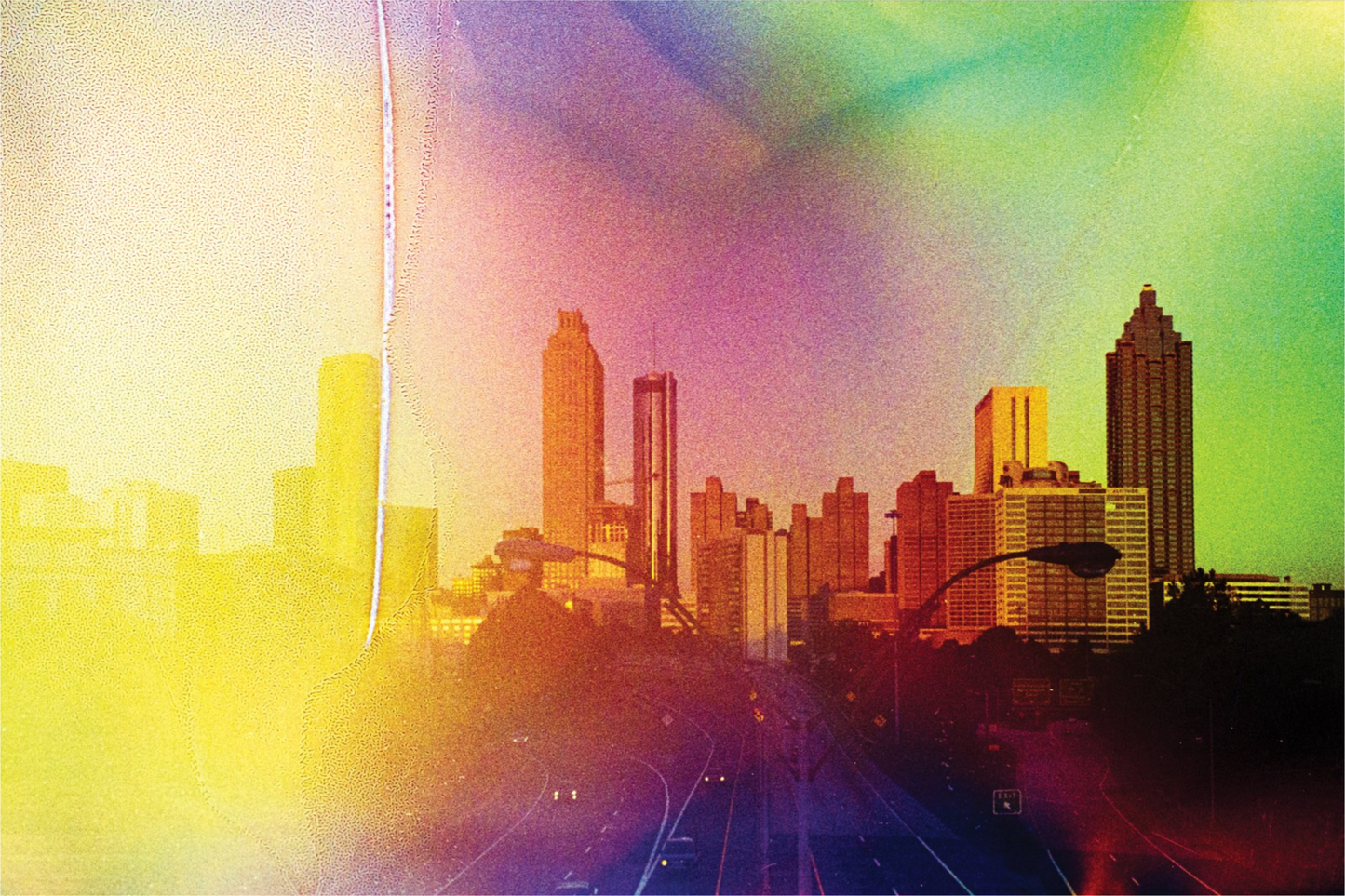 Rainbow Atlanta Skyline