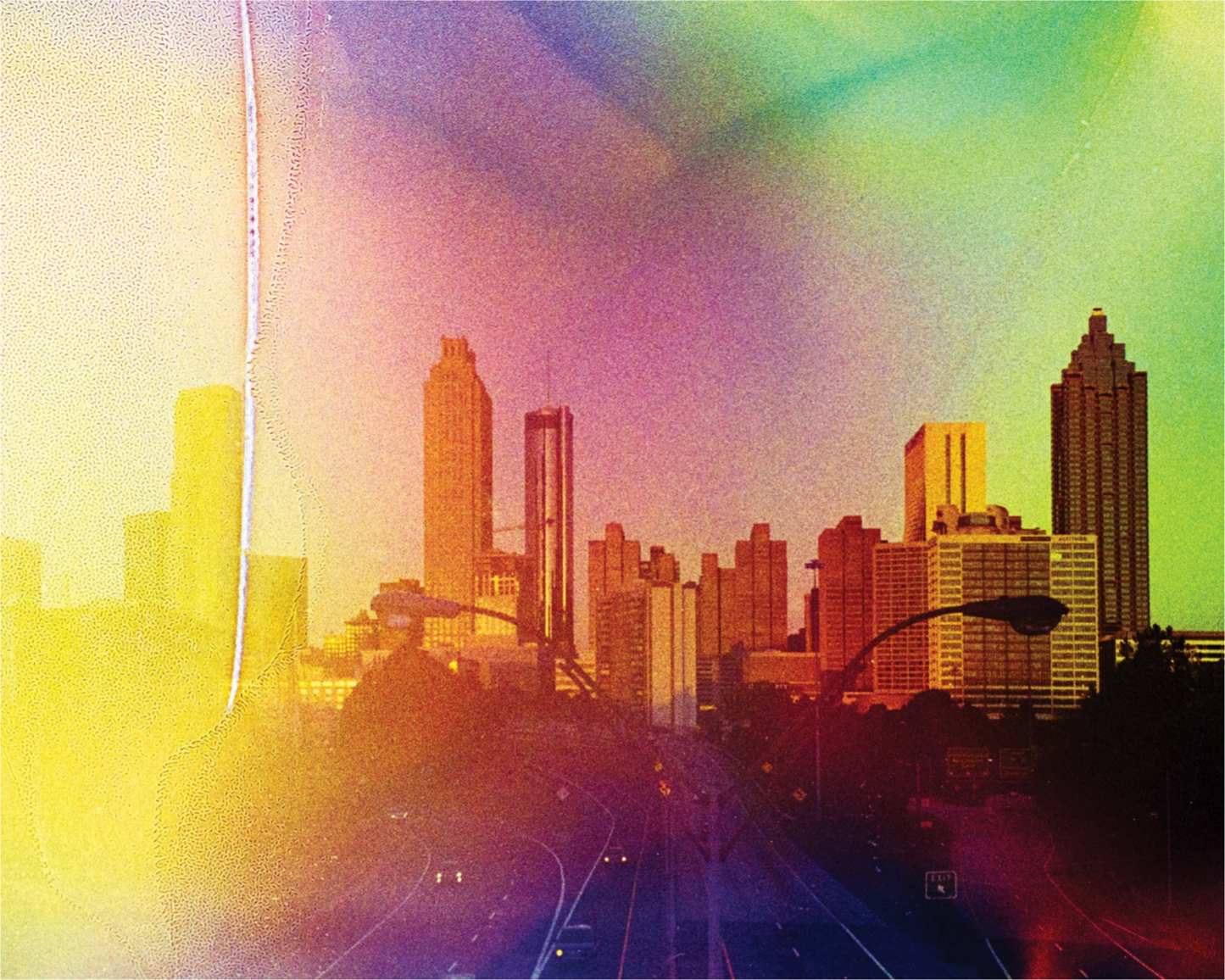 Rainbow Atlanta Skyline