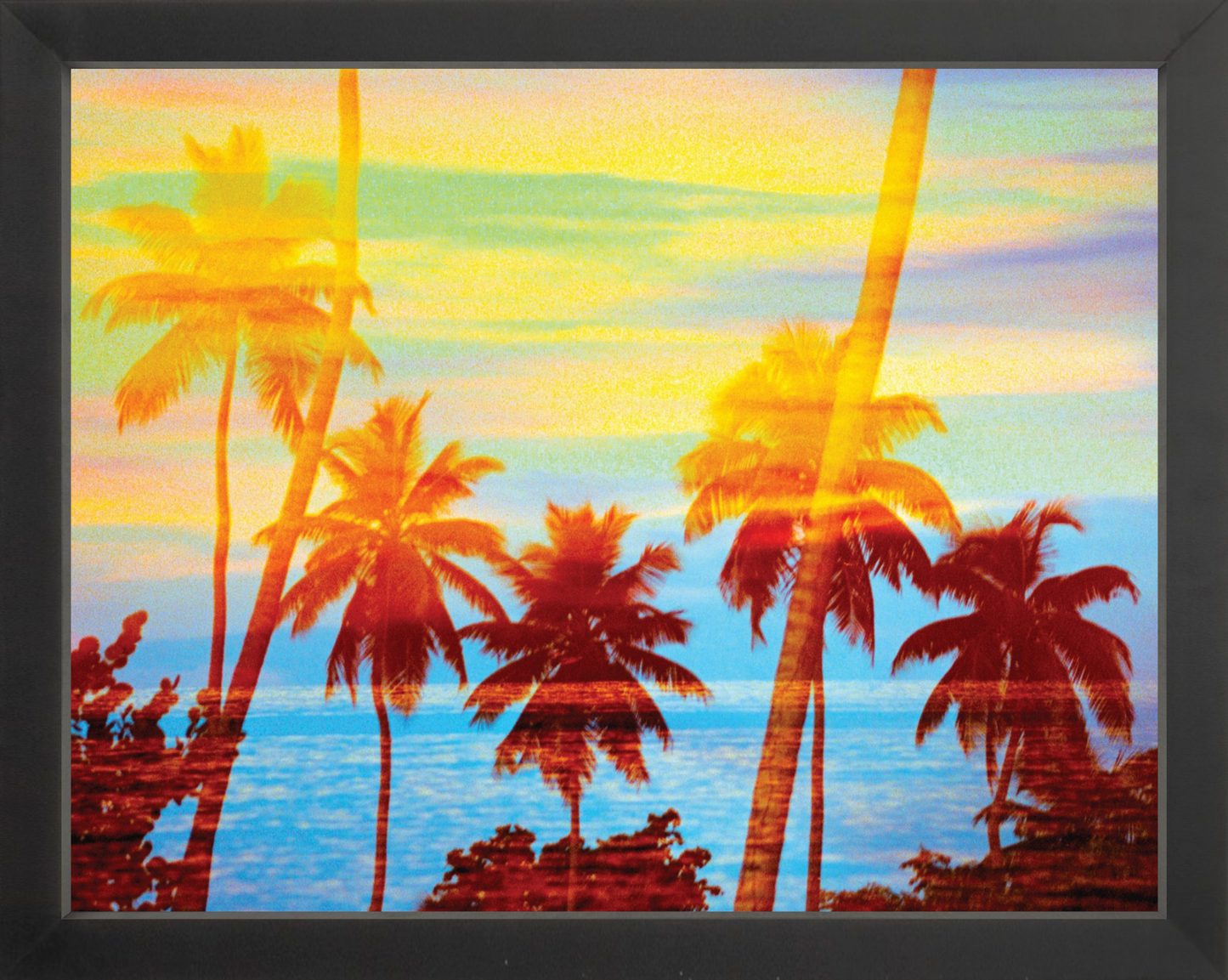 Tropical Sunset Palms