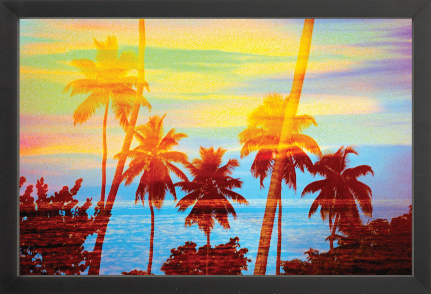 Tropical Sunset Palms